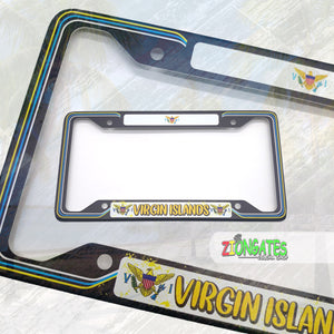 Caribbean Islands License Plate Frames - Virgin Islands