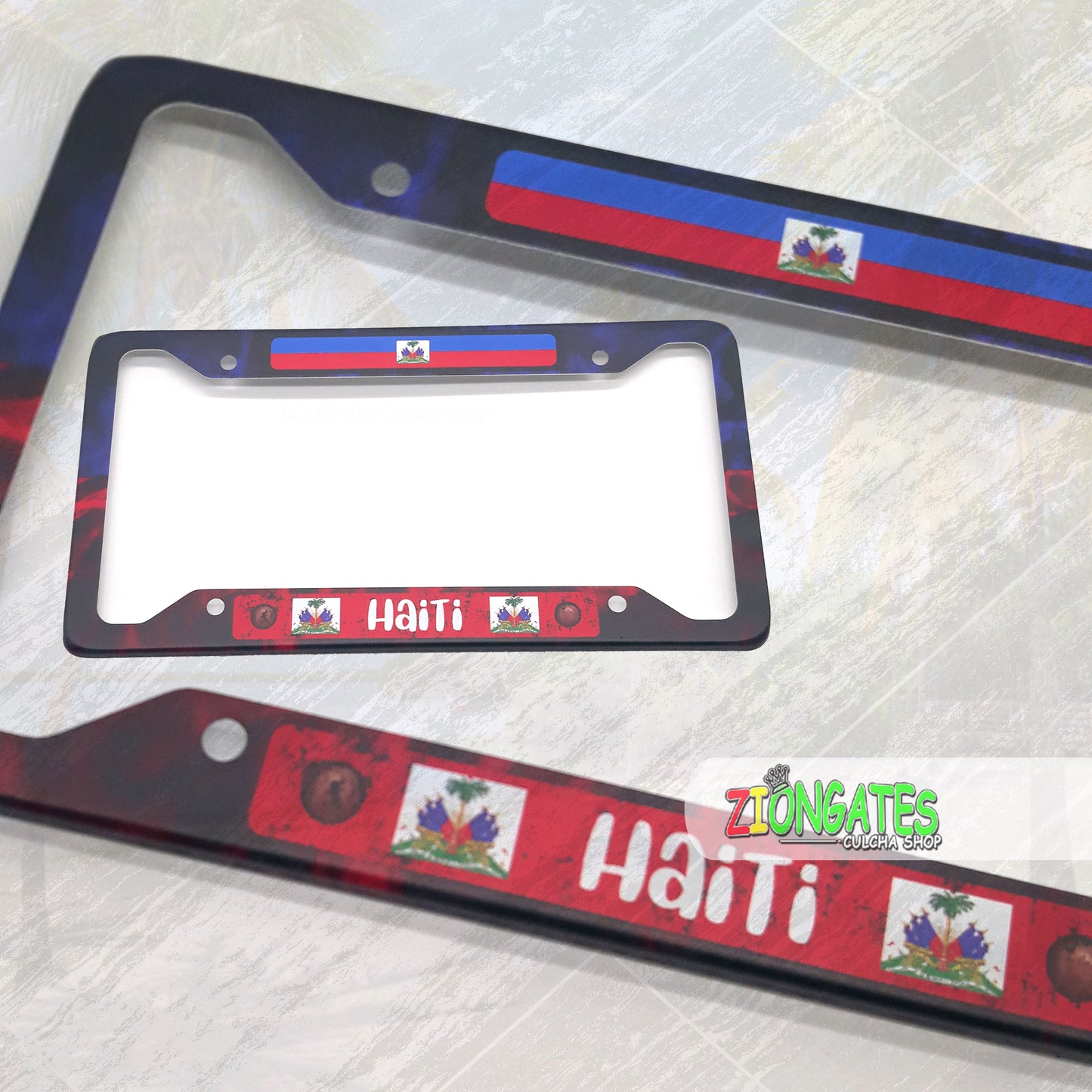 Caribbean Islands License Plate Frames - Haiti