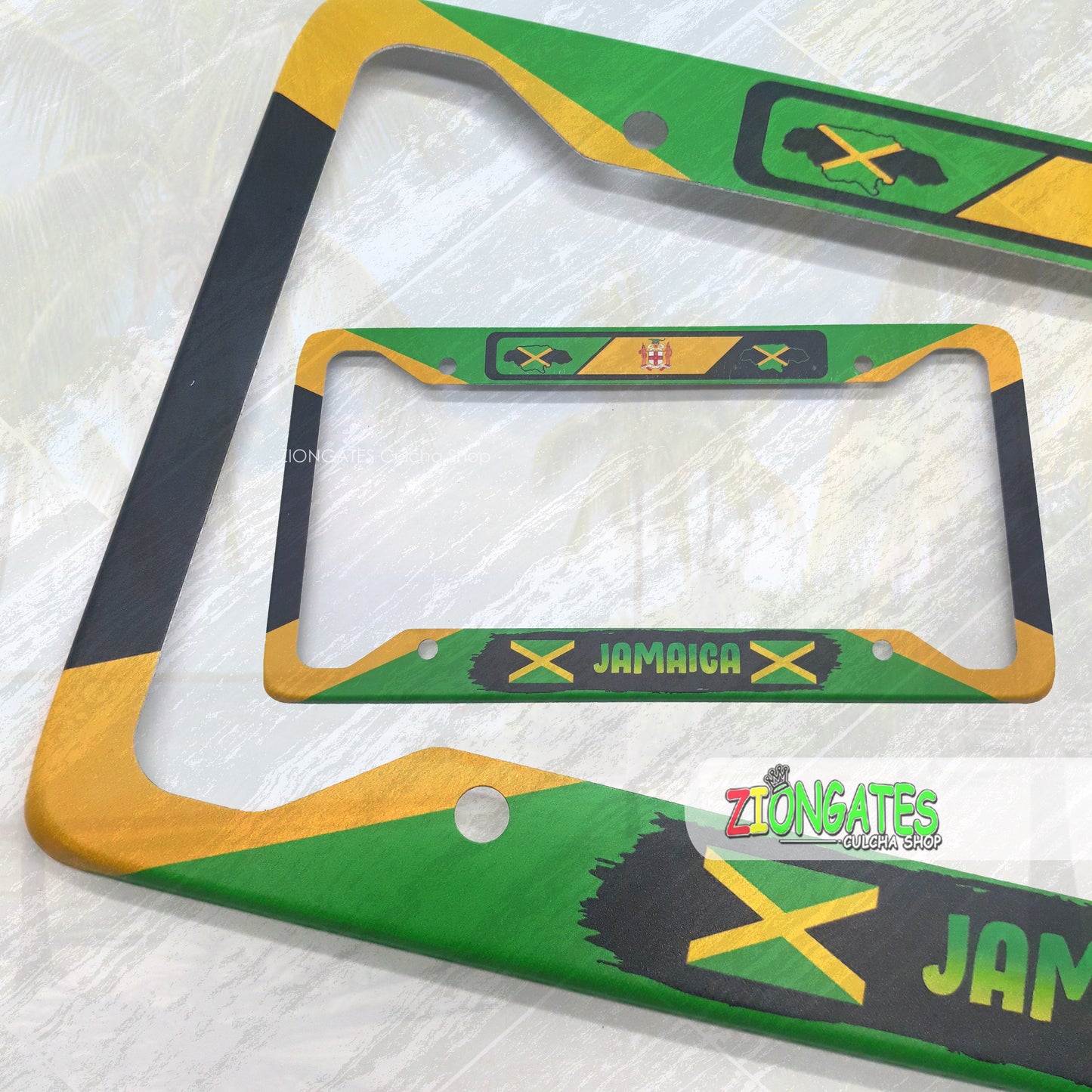 Caribbean Islands License Plate Frames - Jamaica