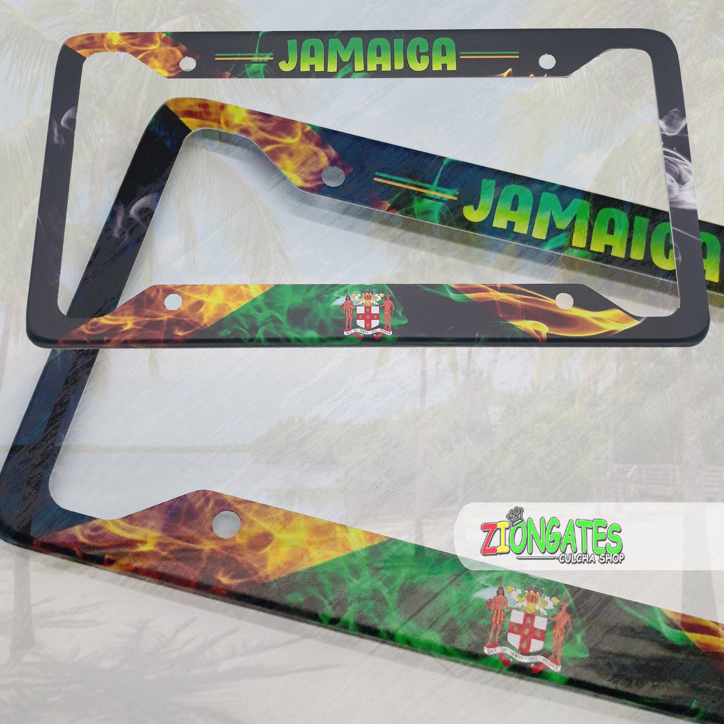 Caribbean Islands License Plate Frames - Jamaica