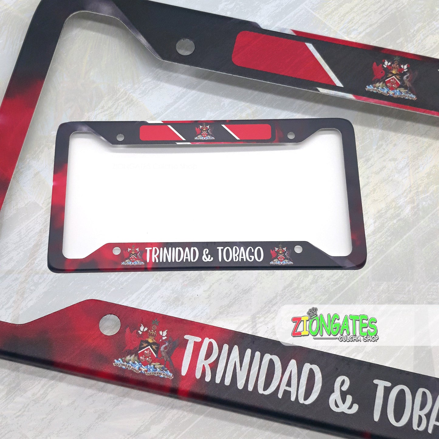 Caribbean Islands License Plate Frames - Trinidad