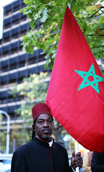 Large 3ft x 5ft Moorish flag - Morocco