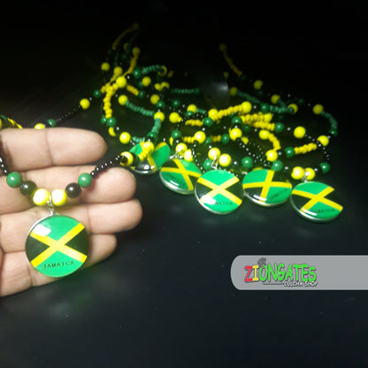 Jamaica Glass Necklaces - Beaded Chain