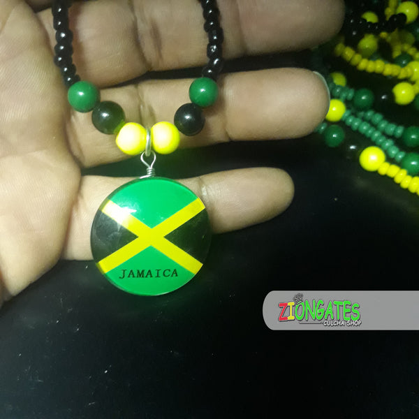 Jamaica Glass Necklaces - Beaded Chain