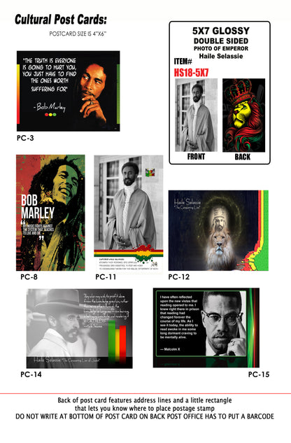 Rasta Post cards