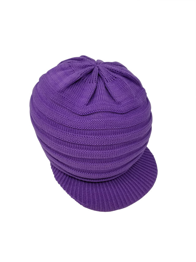 RH018 Small RASTA hats small for dreadlocks - Purple - Olive