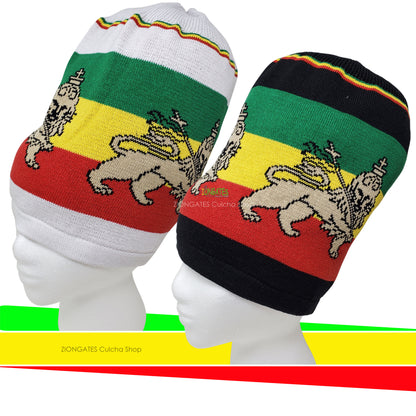 RH019 Medium Lion of Judah Rastafarian Crowns - Rasta tams no visor