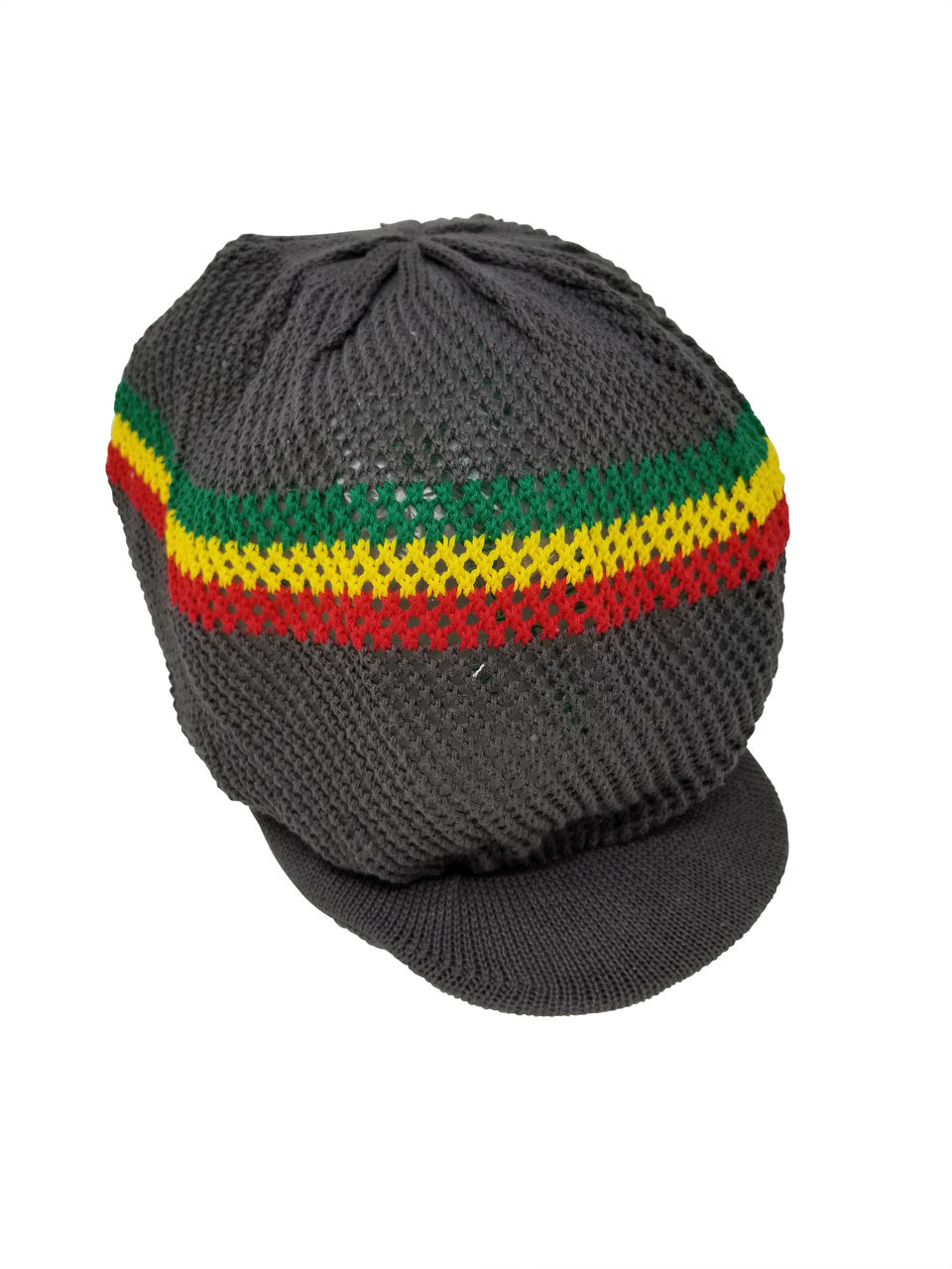 RH035 Large MESH Rastafarian Crown - Beige - Black - White - Navy Blue - Brown - Grey