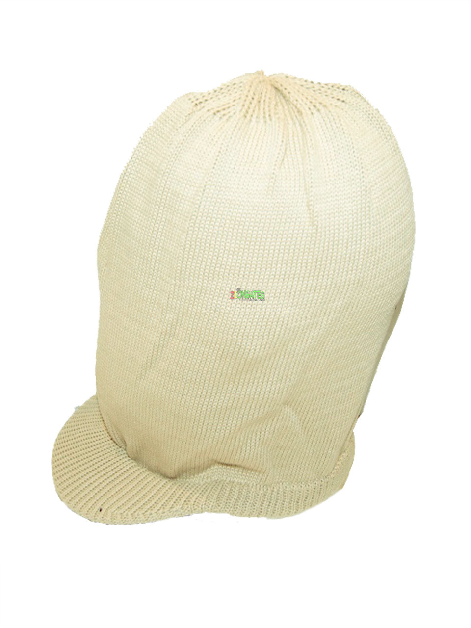 RH055-7 XLarge Beige Rastafarian Crown - rasta hats - tams - dread caps