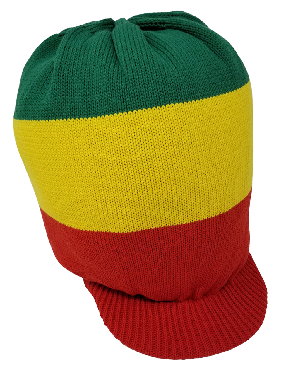 RH055-RYG XLarge Rastafarian Crown - rasta hats - tams - dread caps