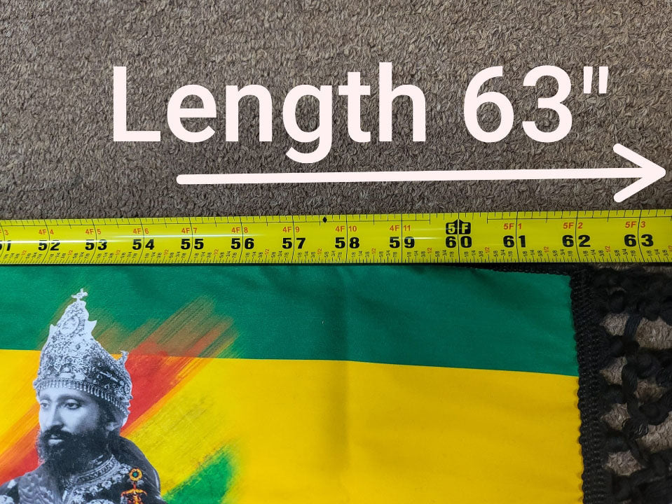 Rasta Scarf - Sash - Africa - RBG - Lion of Judah