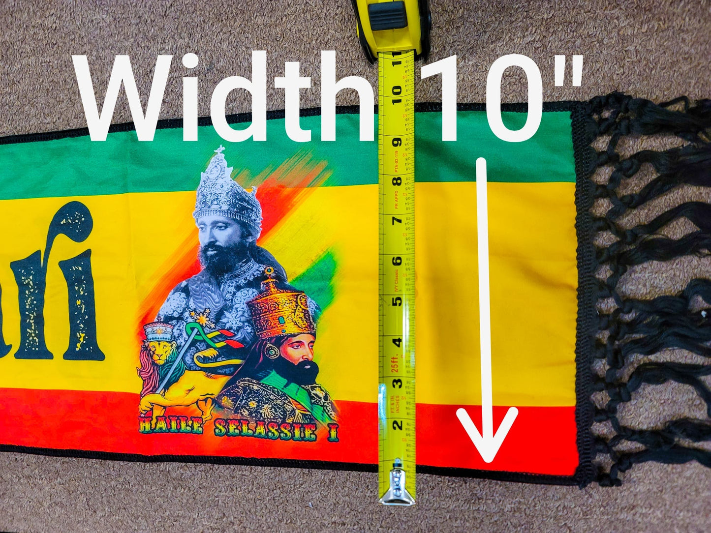 Rasta Scarf - Sash - Africa - RBG - Lion of Judah