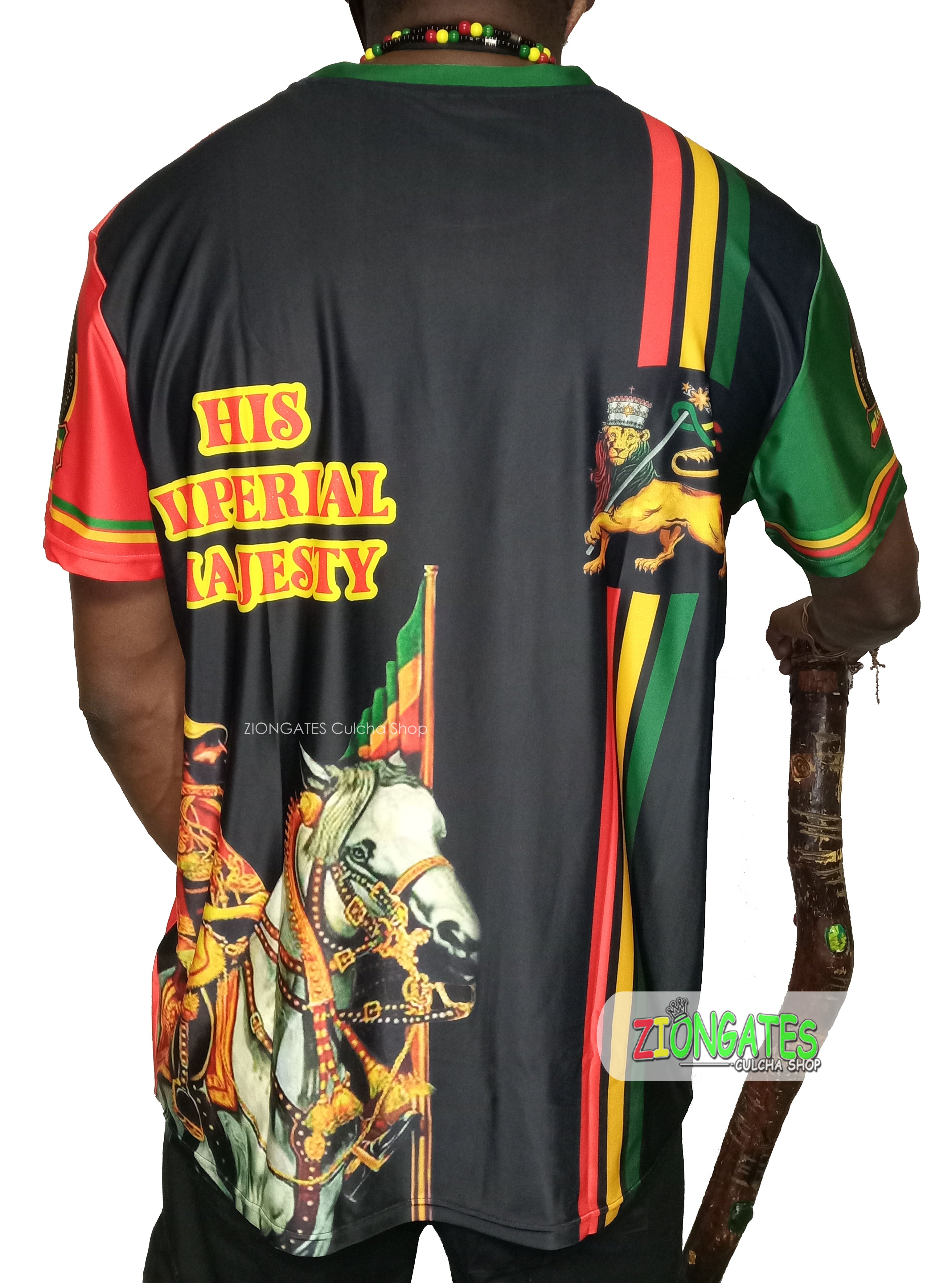 Selassie Jersey - Rasta - Ethiopia – ZIONGATES Culcha Shop