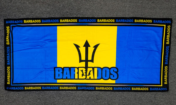 Large Barbados Beach Towel - Fete - J'ouvert - Carnival - Beach - Pool - Cruise