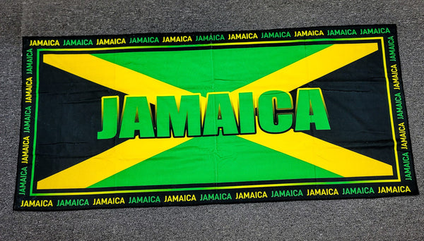 Large JAMAICA Beach Towel - Fete - J'ouvert - Carnival - Beach - Pool - Cruise