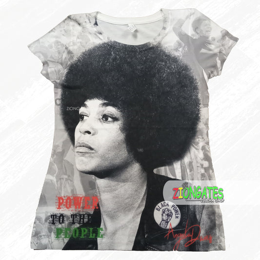 Women's Sublimation Shirt - Angela Davis