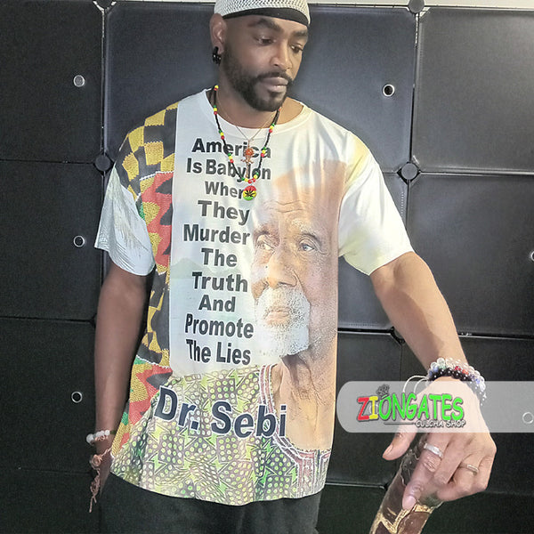 MENS Sublimation Shirt - Dr Sebi