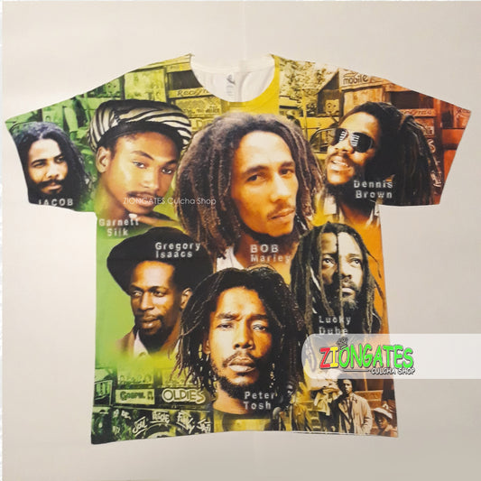 MENS Sublimation Shirt - Reggae Legends