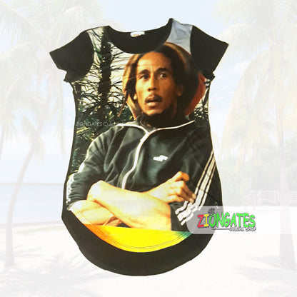 WOMENS Bob Marley Spandex Shirt