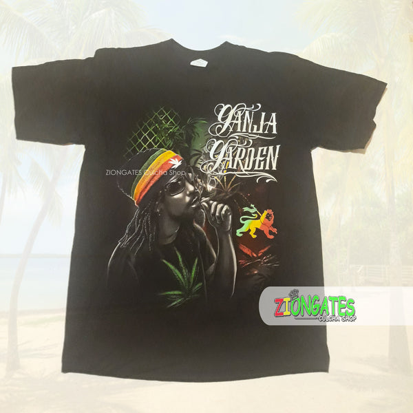 Men's Ganja Garden Tee Shirt - Black
